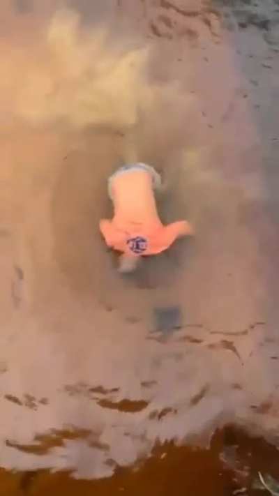 Jumping into shallow water