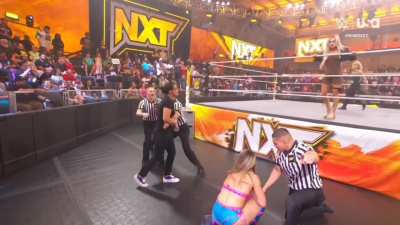 Natalya &amp;amp; Karmen sneak attack Lola &amp;amp; Shayna then get a tag team match against them next week! (WWE NXT - 5/14/24)