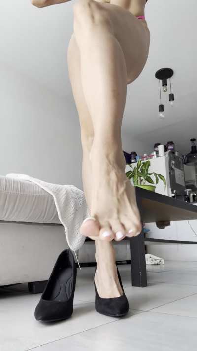 My feet feel tired from wearing heels, want to massage them?