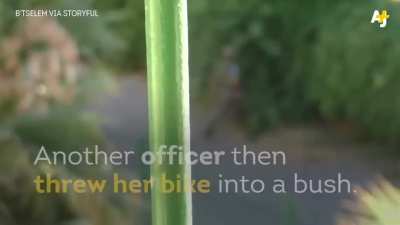 Israeli officer vs girl 8 years old
