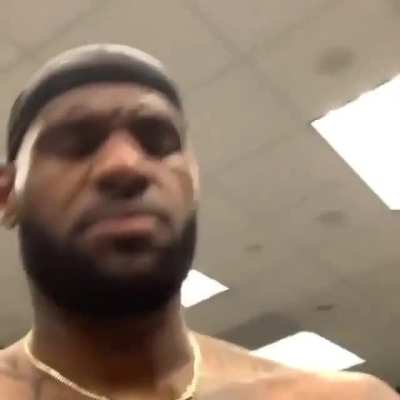 LeBron James bumping &lsquo;We Win&rsquo; by Lil Baby &amp;amp; Kirk Franklin off the SPACE JAM: A NEW LEGACY Soundtrack.