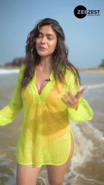 Mrunal Thakur swimsuit photoshoot
