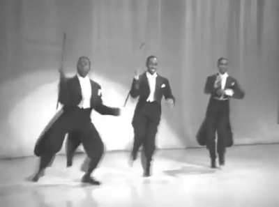The Berry Brothers dancing in the 1930&rsquo;s
