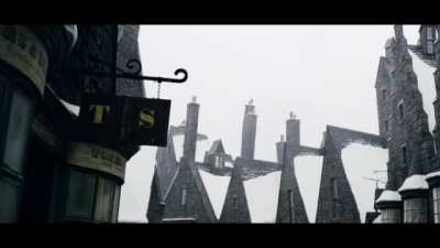 Hogsmeade promo - It's currently snowing at Universal Studios Beijing