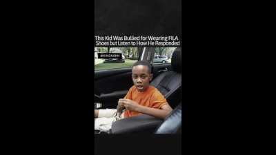 This Kid Was Bullied for Wearing FILA Shoes but Listen to How He Responded