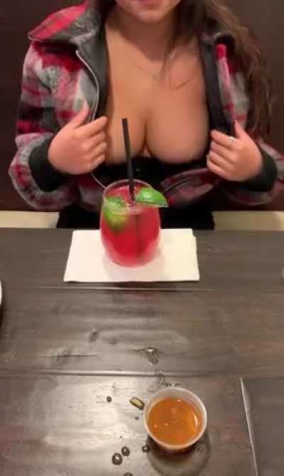 After some drinks who know how bold I will get? [GIF] (OC)
