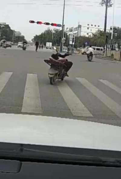 Let's try to relax a little, in the middle of the road
