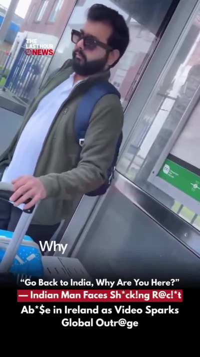 Racist woman makes baseless accusations and tells an Indian man to leave the country.