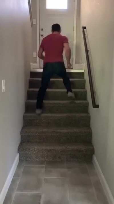 Soccer players at home be like: