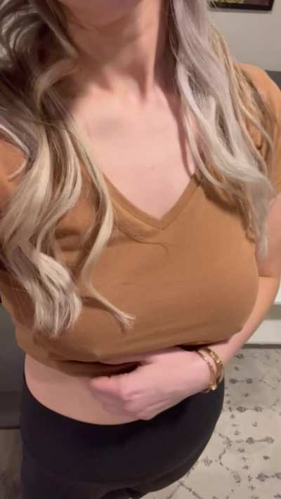 Be honest&hellip;should I stop showing off my milf tits?
