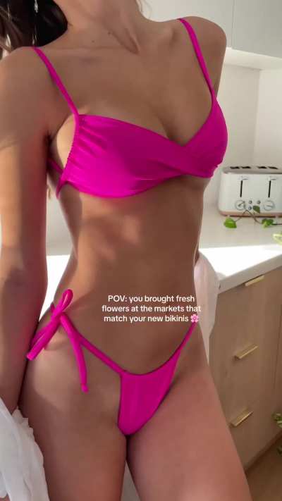 Bright pink (" ,)