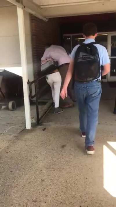 Fight at my school... Yes, that&rsquo;s pee