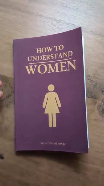 "How to understand a woman"