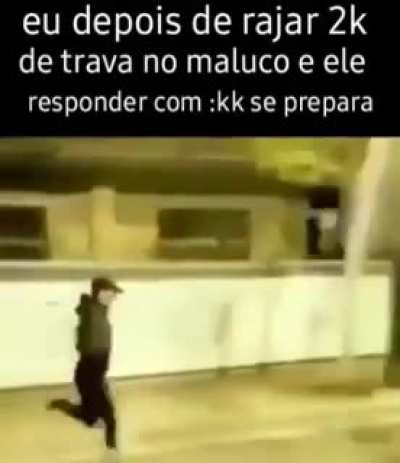 Maluco n&eacute; pegou quando tava sem aro trava