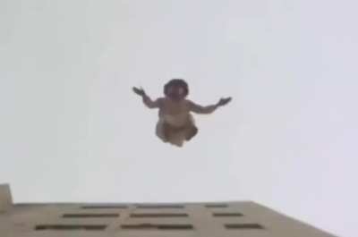 Guess who took the stairs? 