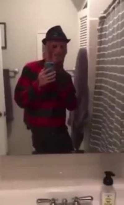Shower scare