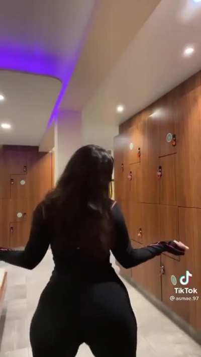 definitely from the back