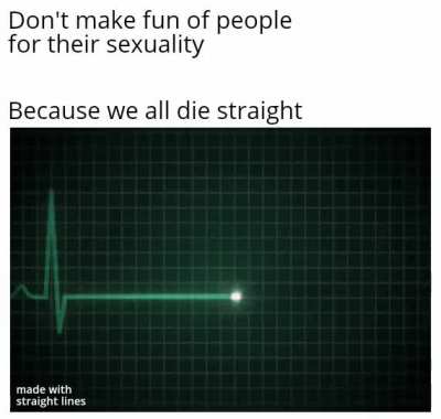 Straight line go brrr