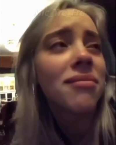 Billie Elish cutscream, like...