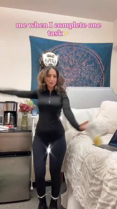 Tight yoga pants