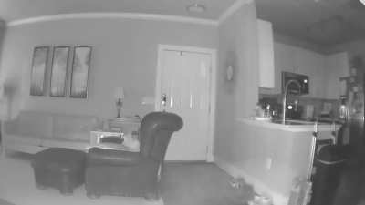 Thought I was getting robbed when my camera&rsquo;s motion detector went off. I got the chills when I saw this.