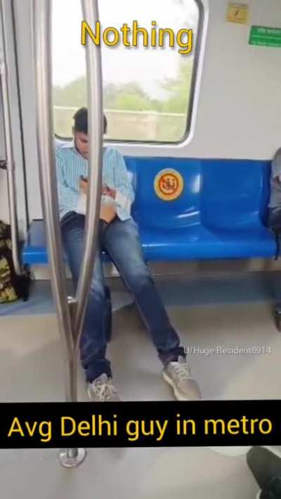 Meanwhile in Delhi Metro 