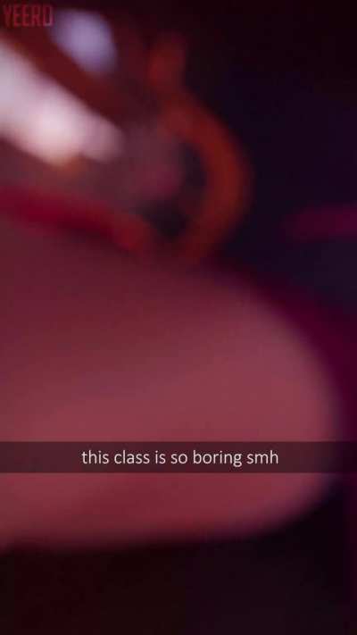 Academy D.va sends you a lewd video while bored in class