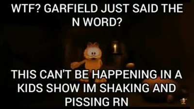 garfied nword 😳😳