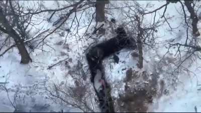 During surrender russian soldier managed to throw a grenade which didn't go off