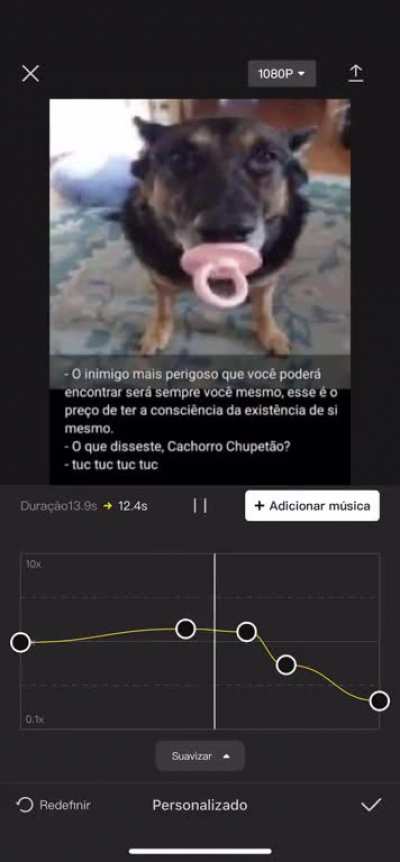oque dissestes cachorro chupetao