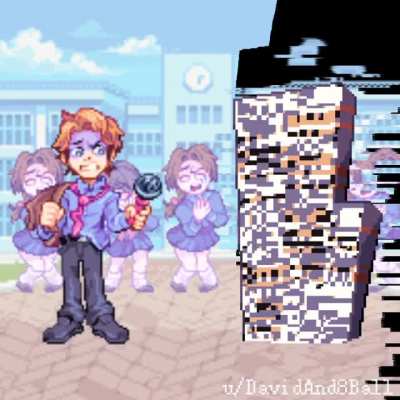 Trouble but Senpai &amp;amp; Missingno sing it