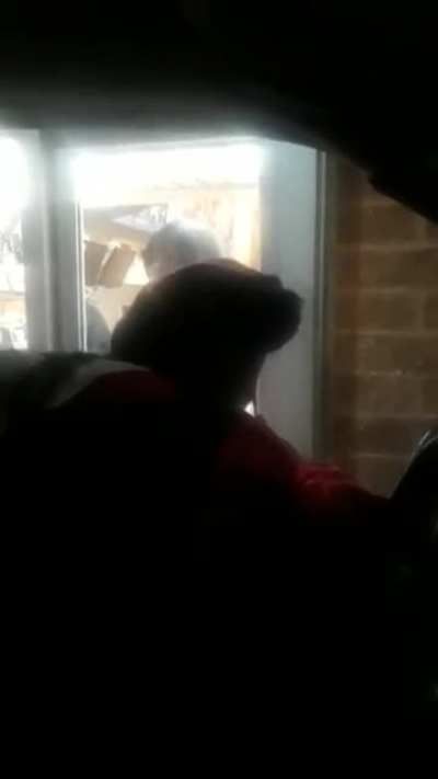McDonald&rsquo;s employee gets hit with large coke for being rude.