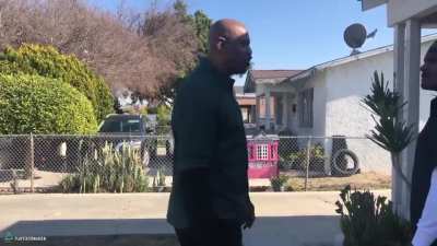 GTA V voice actors recreate the famous "Lamar roasts Franklin" scene