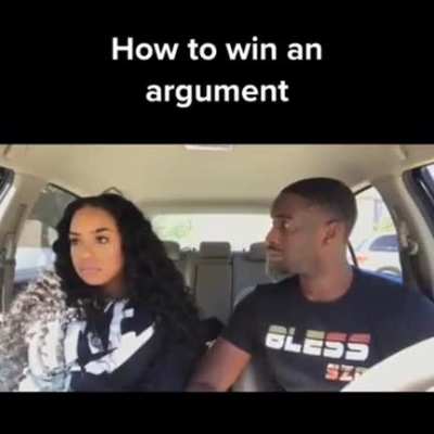 How to win an argument with your woman
