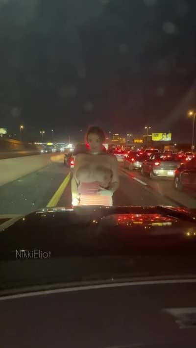 Traffic jam flash 🧡