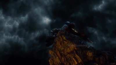 Ganon gets thrown off a cliff
