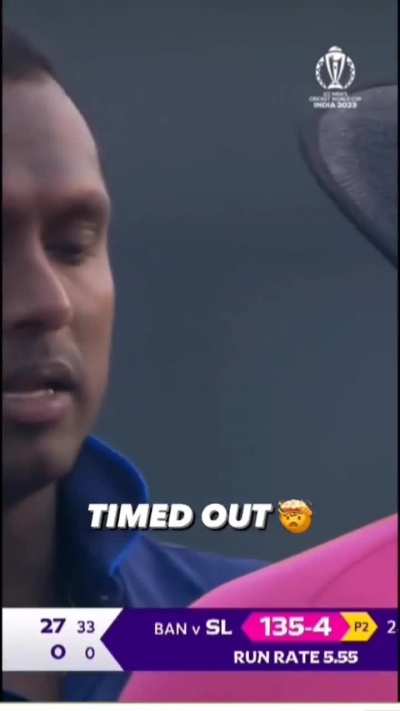 Out without playing a single ball.