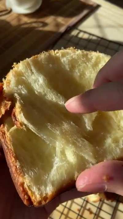 Depression baked this brioche loaf today. Very pleased as it&rsquo;s my first time making bread ☺️