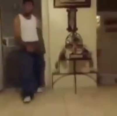 Malandro chegando em casa
