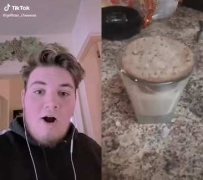 Milk Shake With A Cookie Lid...