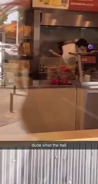 When they tell you guac is extra but fists are free. (Chipotle in Menifee, CA)