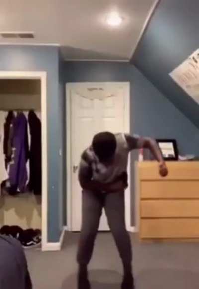 Every time the bass hits I can't help but do this dance