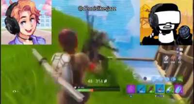 Senpai and Tankman are fortnite gamers