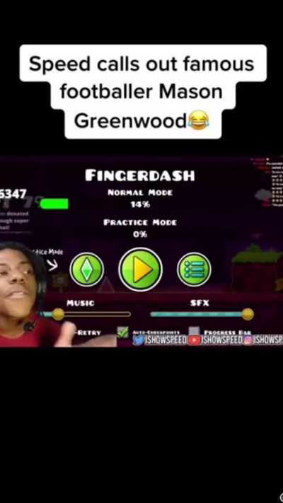 Speed calls out mason greenwood on stream 😳