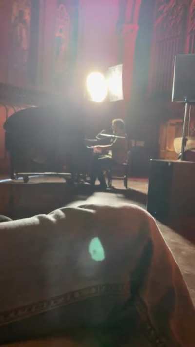 Neon Grey live at the Church of the Covenant (3.19.22). Rick was playing filler while Miranda got a mic set up for him. Song starts at 2:03 (if you hear my buddy and I lightly crying in the background after hearing it live for the first time, no you didn&rsquo;
