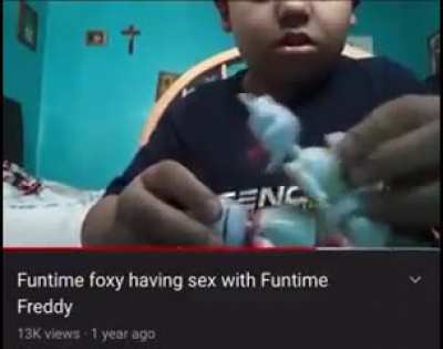 Funtime foxy having sex with Funtime Freddy