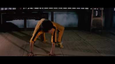 Law's animation from Game of Death. Ki-Charge when downed (face up).