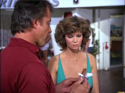 Markie Post - amazing green bikini
