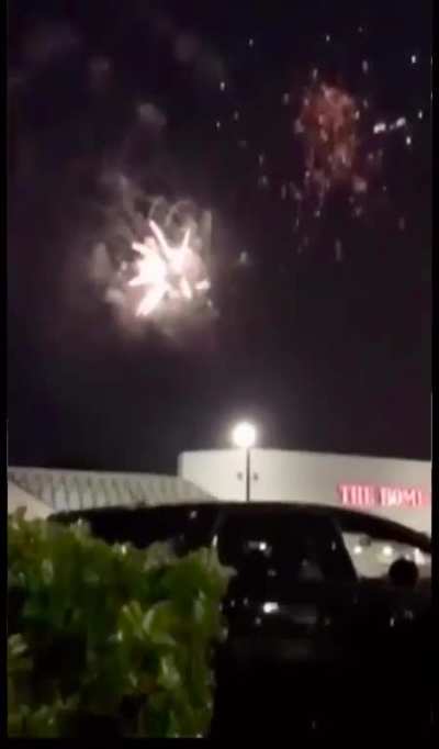 Fireworks and lightning!
