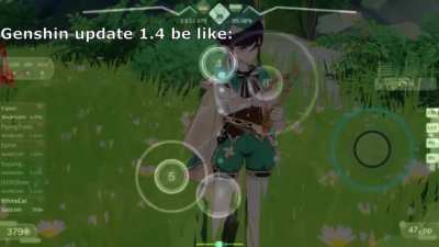 Genshin Impact update 1.4 be like: